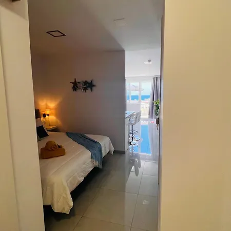 Mareas Sea View Terrace 3 Min To Appartement