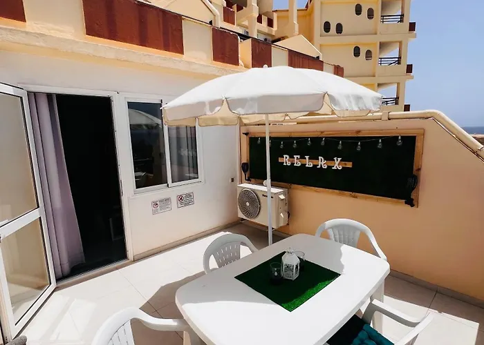 Mareas Sea View Terrace 3 Min To Apartment Morro Jable (Fuerteventura)